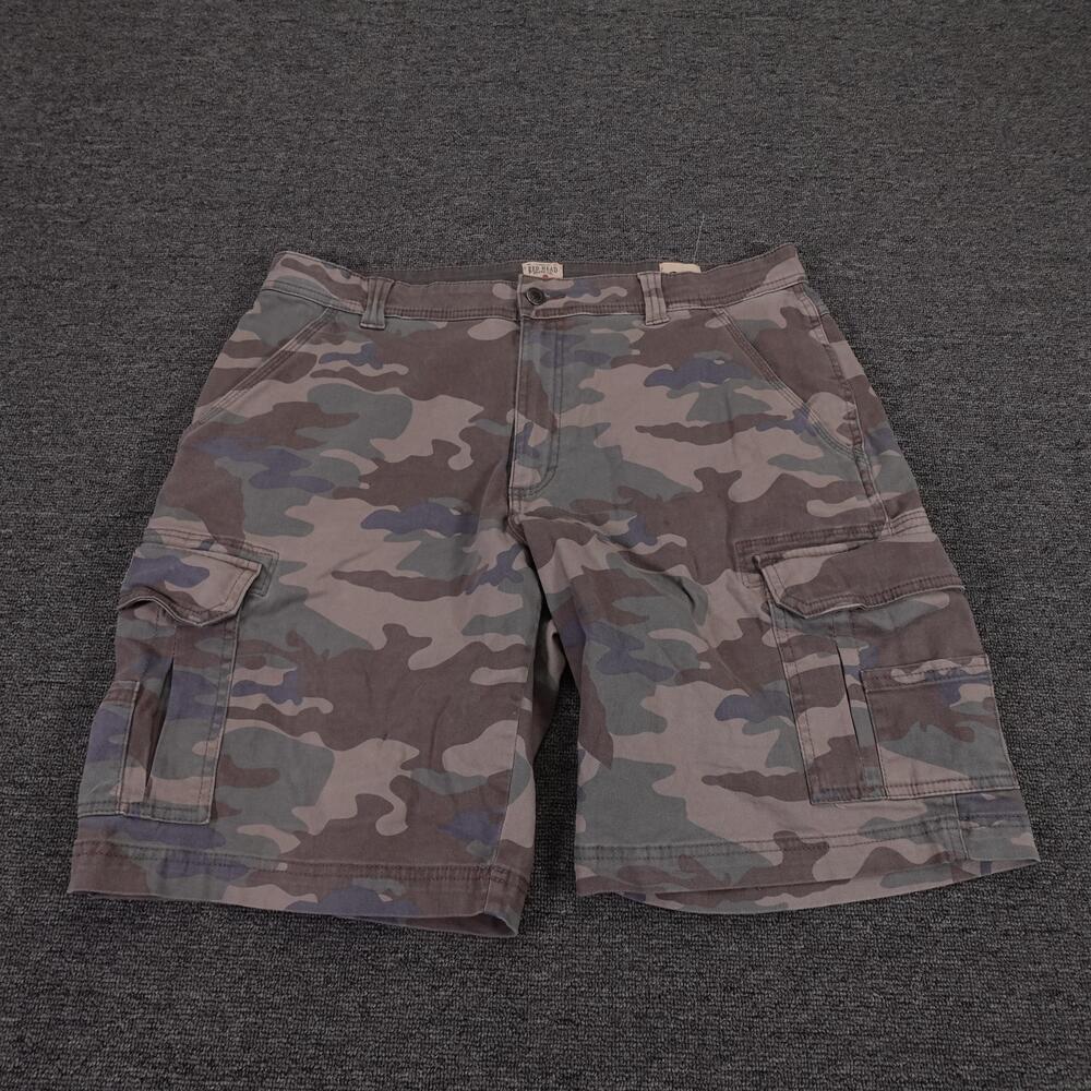 RedHead Cargo Shorts Mens 36 Camo Cotton Spandex Canvas 11 Inseam Outdoor Casual
